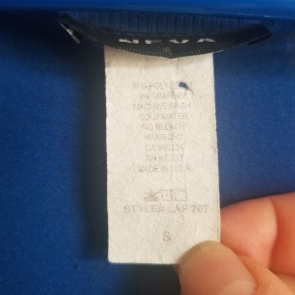 Ladies playful swim cover easy pull on style with plunging neck - Picture 4 of 5